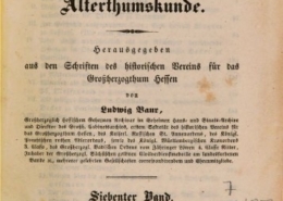 AHGA Band 7 Titelseite