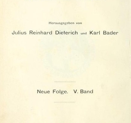 AHGA NF Band 005 Titelseite